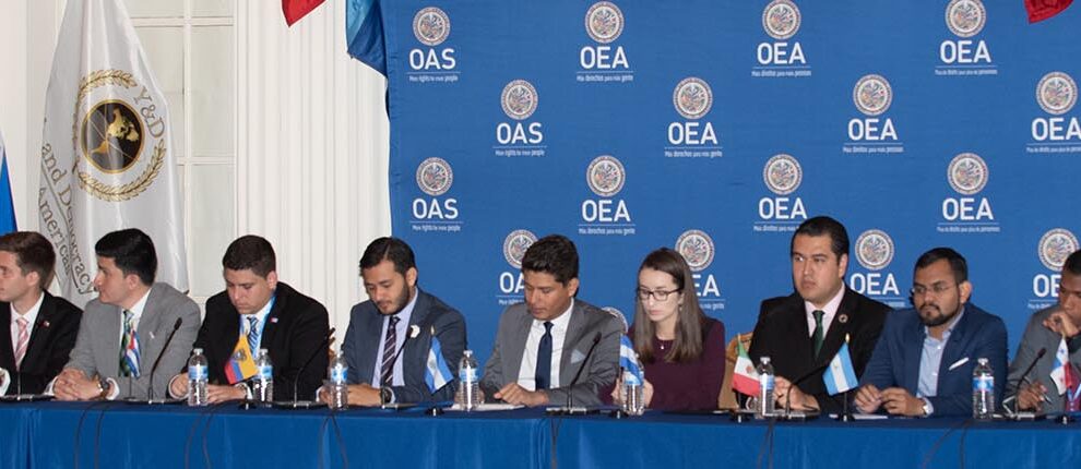 Participants of the 2019 Youth and Democracy in the Americas summit