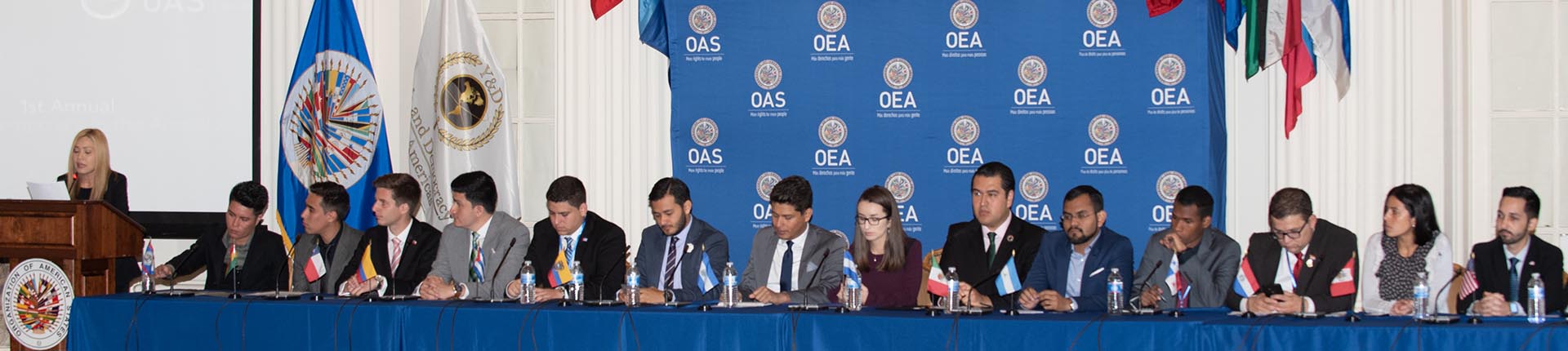 Participants of the 2019 Youth and Democracy in the Americas summit