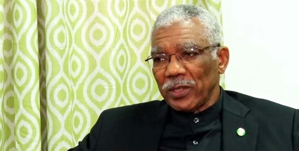 Guyanese President David Granger