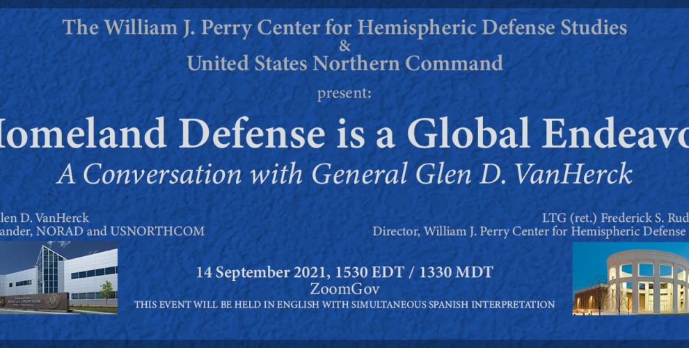 Homeland Defense Webinar masthead