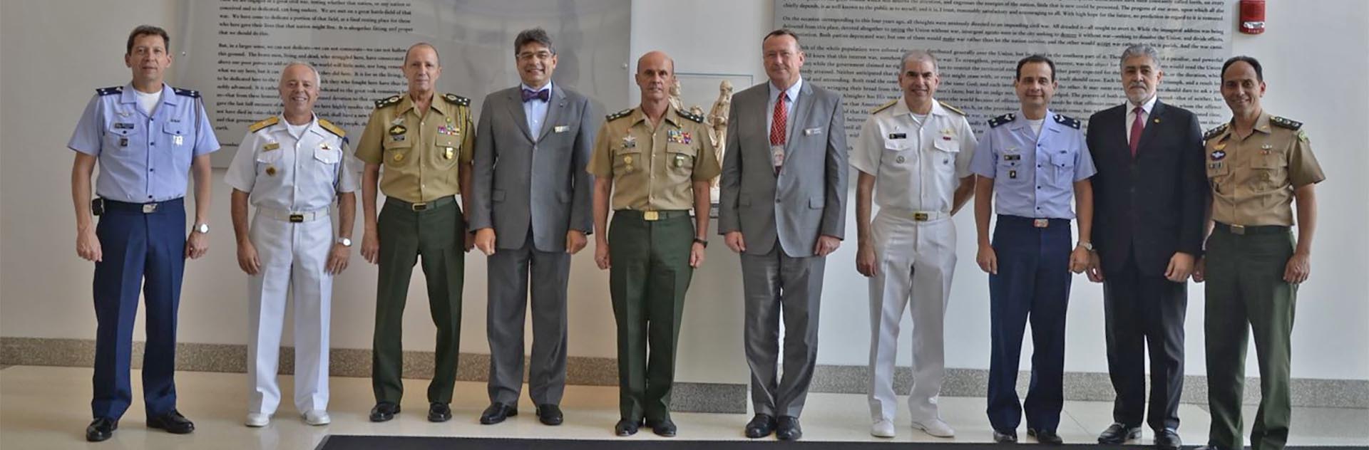 General Gerson Menandro Garcia de Freitas visit