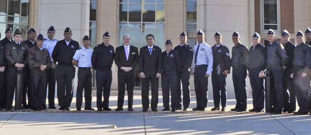 IAAFA Group Photo outside Abraham Lincoln Hall