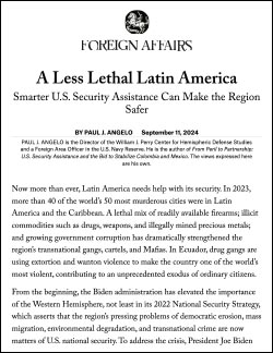 A Less Lethal Latin America _ Foreign Affairs